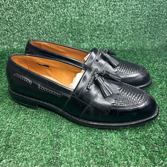 Allen Edmonds Cody Mens Black Tassel Loafers Size 11
